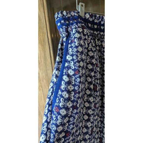 Anthropologie Hei Hei Pants Wide Leg Festival Hippie Boho Womens Blue Sz XXSP - Picture 7 of 16